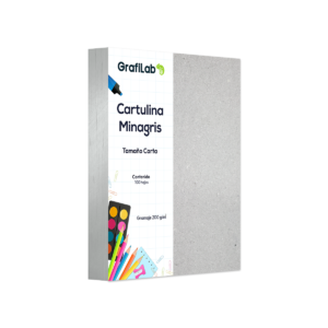 Paquete Cartulina Minagris 100 Hojas